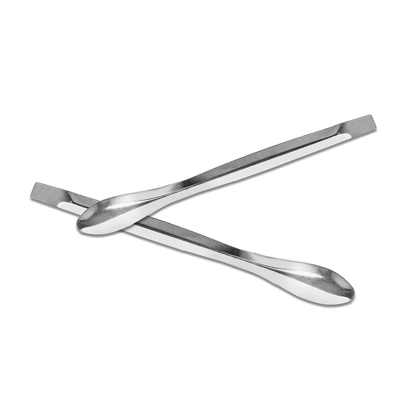 Espátula de laboratorio de acero inoxidable, cuchara de laboratorio de 15 piezas, cuchara pequeña de laboratorio Micro-Scoop para mezcla de muestreo de reactivos