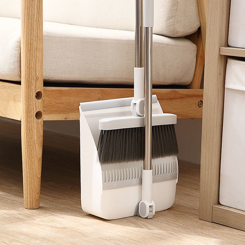 Home Cleaning Tools Broom and Dustpan Trash Shovel for Dust Magic Floor Squeegee Mop Sweeper Brush Folding Garbage Dust Pan Set