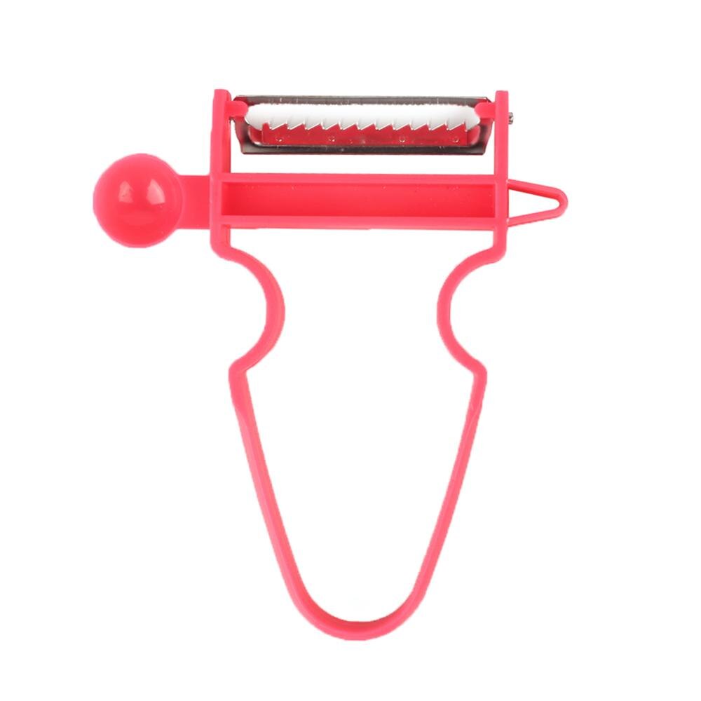 3 st/set magic trio peeler slicer strimlare skalare julienne cutter multi-peel rostfritt stål blad zesters köksredskap set: Röd