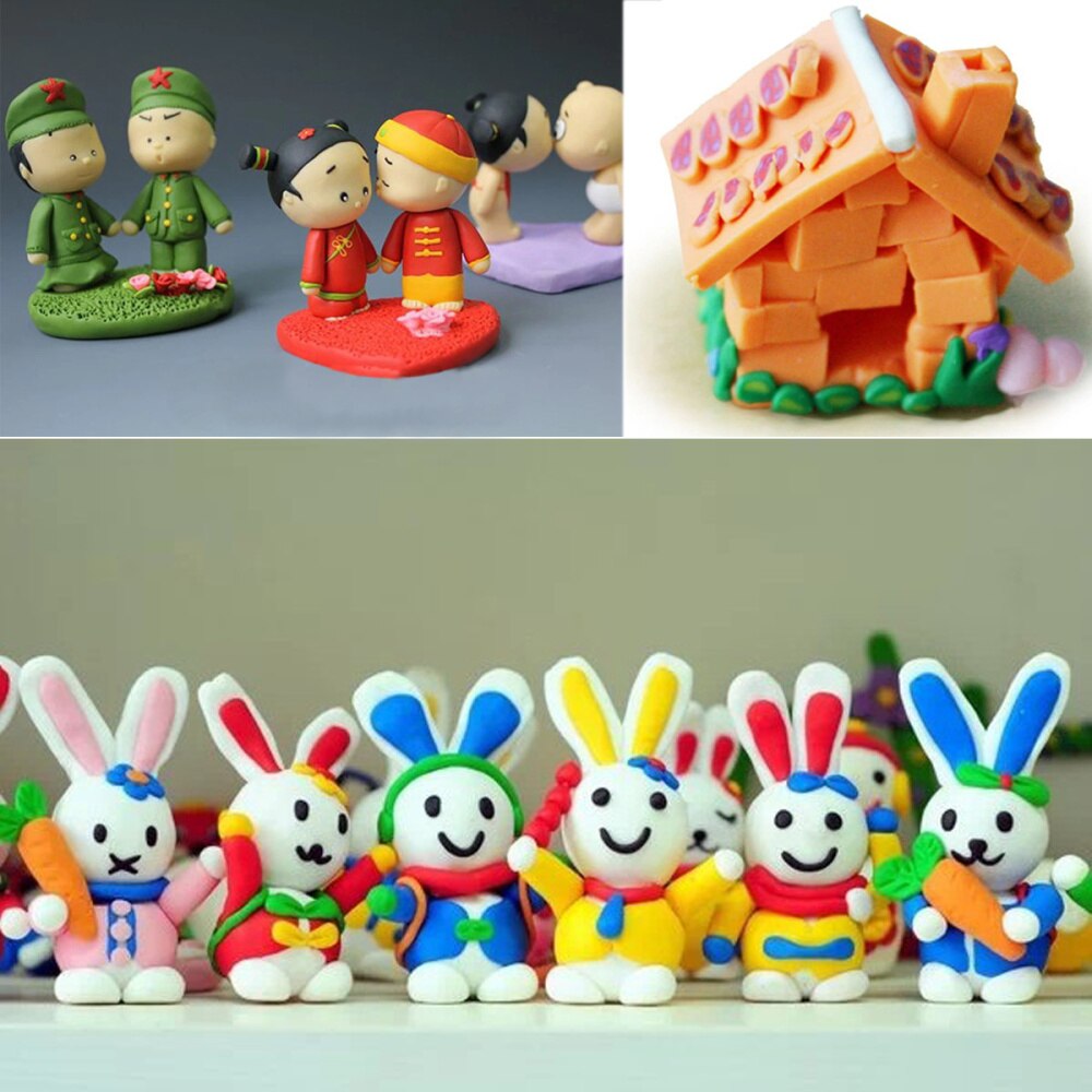 32 Kleuren Diy Oven Bakken Polymer Klei Modeling Moulding Intelligentie Speelgoed Voor Kids Kinderen (Assorti Kleur)