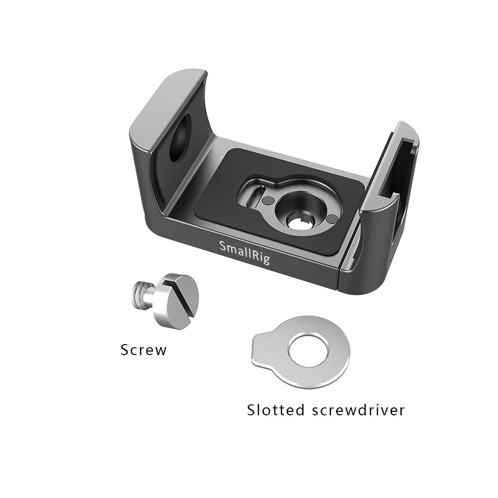 SmallRig Holder for Portable Power Banks Holder Clamp With 1/4"-20 Threaded Holes +Cold Shoe Mount For Mobile Phone - 2378