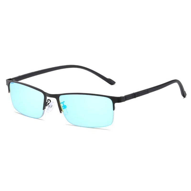 Rood-groen Kleurenblindheid Correctie Bril Unisex Mode Ultralight High Definition Brillen Metalen Frame Hars Lenzen: B