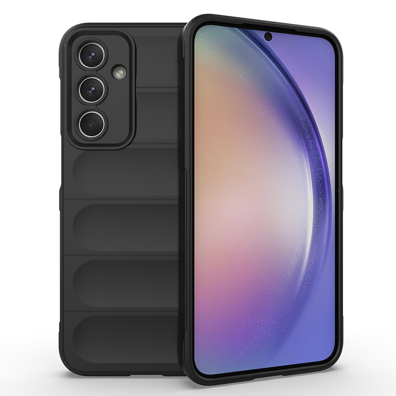 Case For Samsung Galaxy M35 M15 M55 5G Back Cover Phone Case Soft Silicone Anti-fall Shockproof Funda Coque Cases: aluminum / black