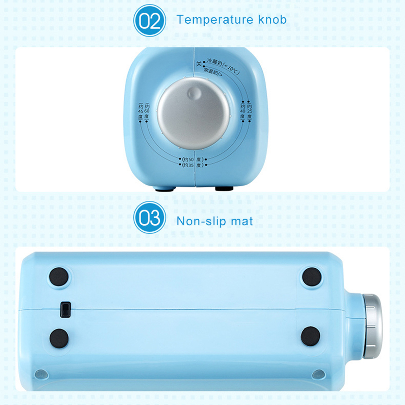 Kbxstart mælkevarmer babyfood mælk kaffe varm konstant temperatur maskine 40-60 grader celsius 220v elektrisk varmere mælk mad