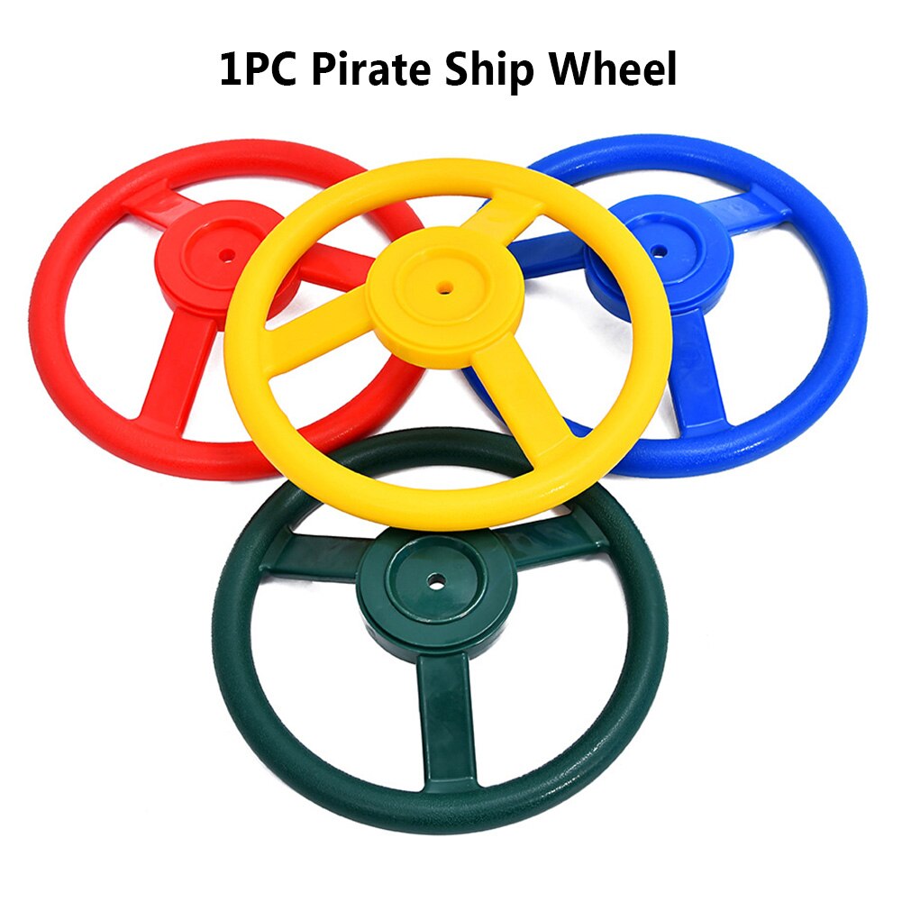 Gynge tilbehør forlystelsespark sjov piratskib hjul børn legetøj let at installere