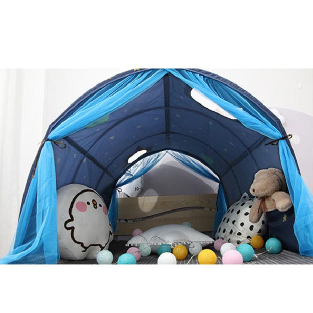 Kids Bed Tent Play House Tent Crawling Tunnel Indoor Outdoor Play Tent Toys For Children