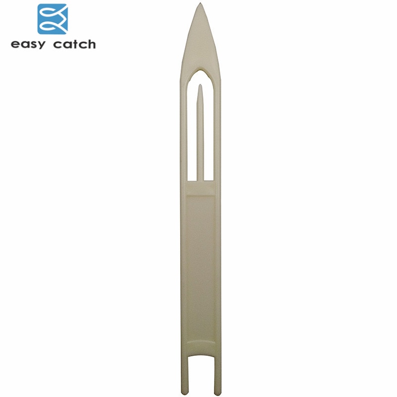 Easy Catch 10pcs Plastic Fishing Net Repair Needle Shuttle 7 sizes White Repaire Netting Needle Shuttles Fishing Accessories