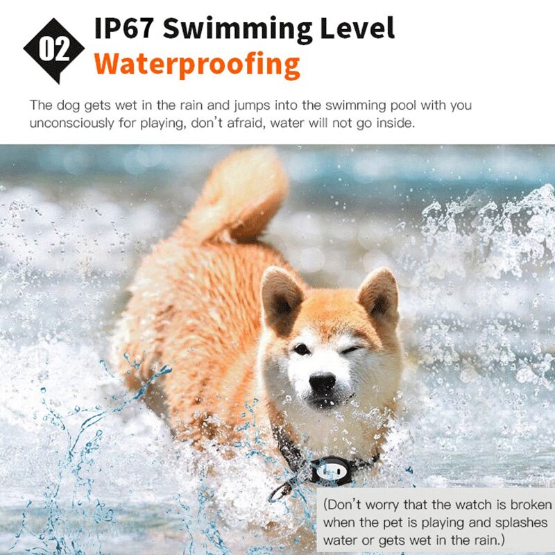 Impermeabile Collare dell'animale Domestico di GPS GSM inseguitore Reale localizzatore per I Cani di Trasporto APP traccia Dispositivo di Allarme