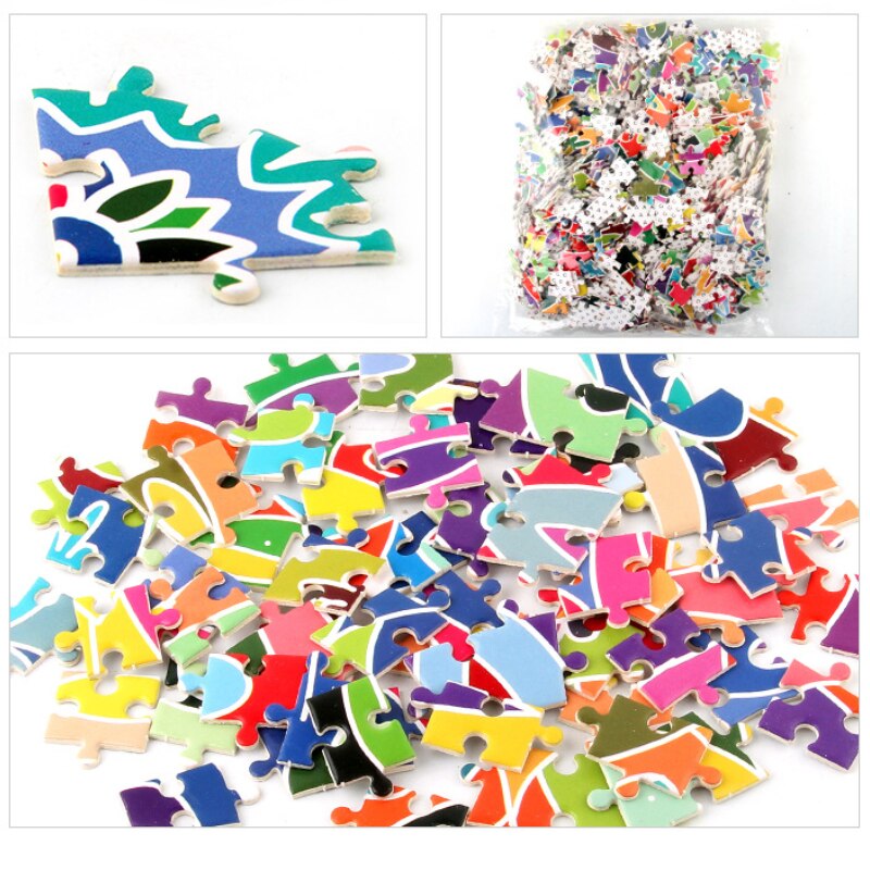 Jinletong 1000 -teiliges puzzle, lernspielzeug, puzzle-blühende farben, -3d puzzles für erwachsene, puzzlebox für erwachsene