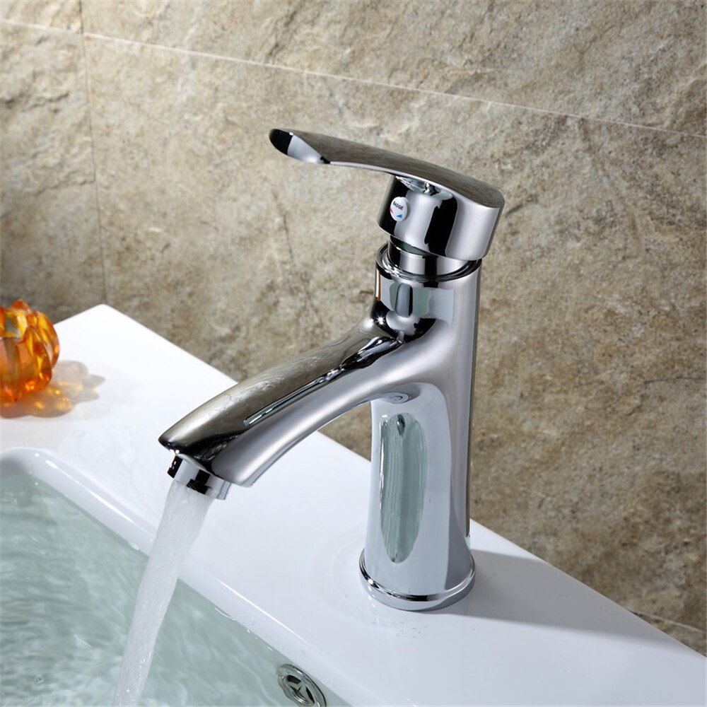 Basin Faucet Brass Bottom Tap Single Handle And Cold Outlet Zinc Alloy Home Multifunction Faucet With Water Saving Bubbler