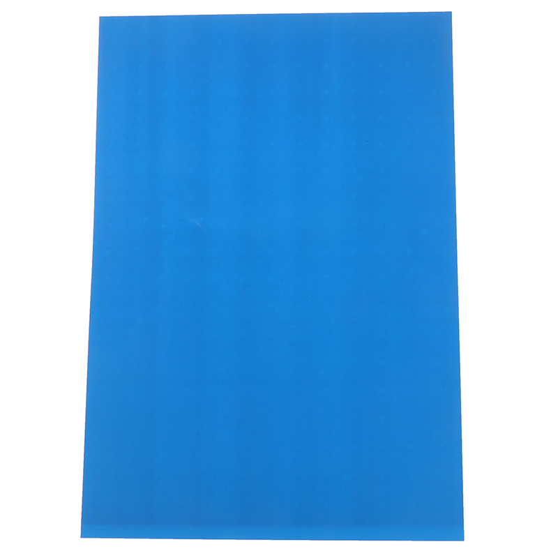 1PC Heat Shrink Sheet Plastic Magic Paper Sheet for Educational DIY Crafts: blue