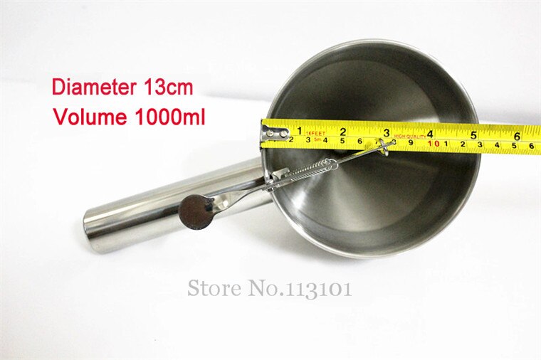 Stainless Steel Batter Dispenser with Holder Kitchenware Food Tool Mix Distributor Waffle Tool