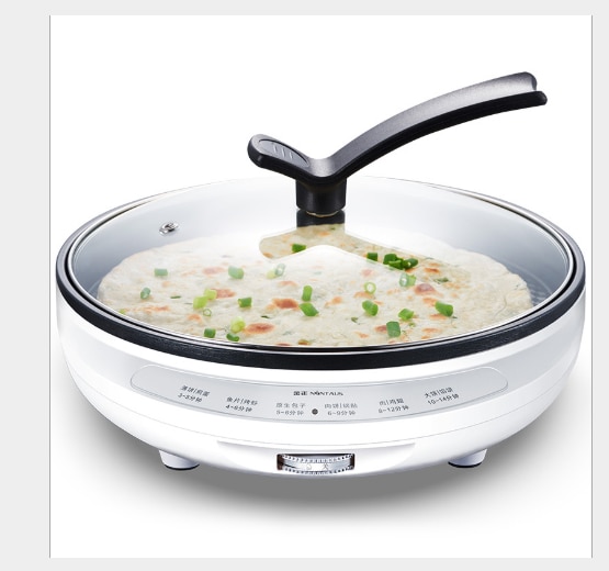 Electric Cake maker double side heating electric bake pan non-suspended automatic pancake biscuit making machine