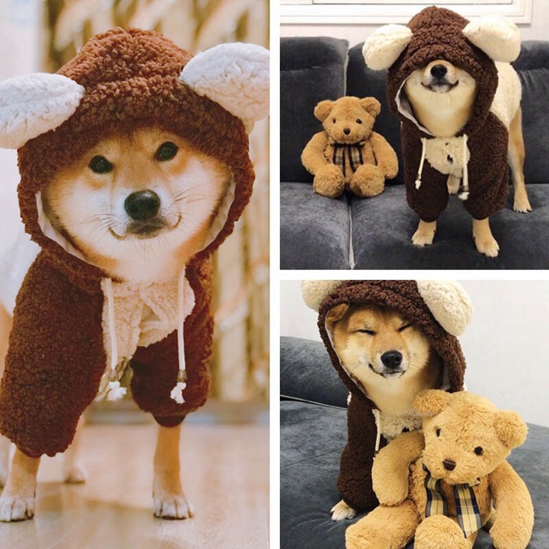 Ropa para perros grandes Golden Retriever, abrigo de talla grande para otoño e invierno, Sudadera con capucha para mascotas, disfraz para perros Pug