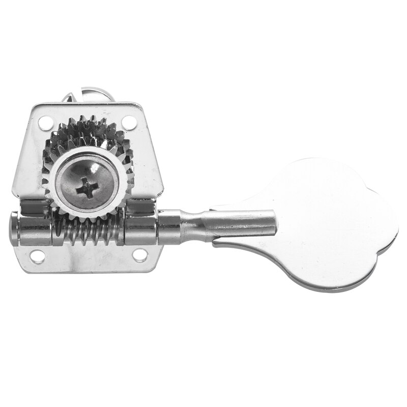 2 Pcs Precision Bass Stemsleutels Open Geared Bass Tuners Machine Head Bass Vervanging Bas Accessoires-Links & Rechts