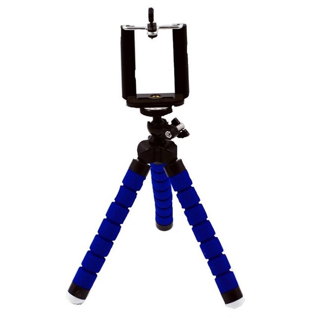 Soporte para teléfono móvil, trípode, monopié, control remoto: Blue and Clip