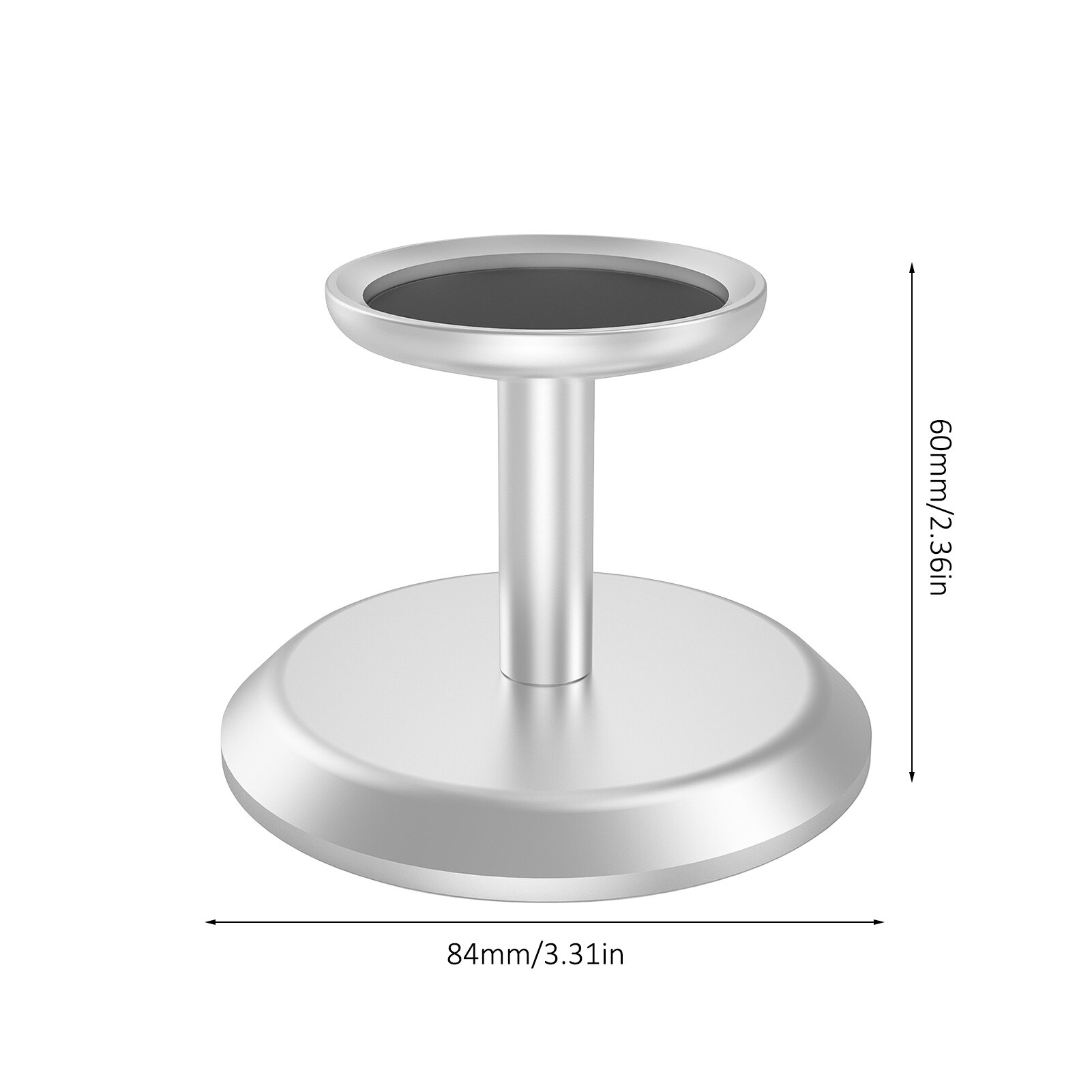 Soporte de altavoz inteligente para HomePod Mini, Base de escritorio de aluminio con almohadilla de silicona antideslizante