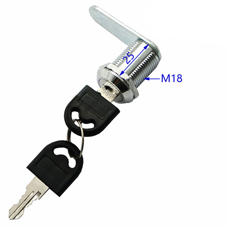 Cam Lock Security Lock 16-40mm Cabinet Cam Lock Door Barrel Drawer Filing Cabinet Post Mail Box Furniture Locker Cupboard 2 Key: Blue
