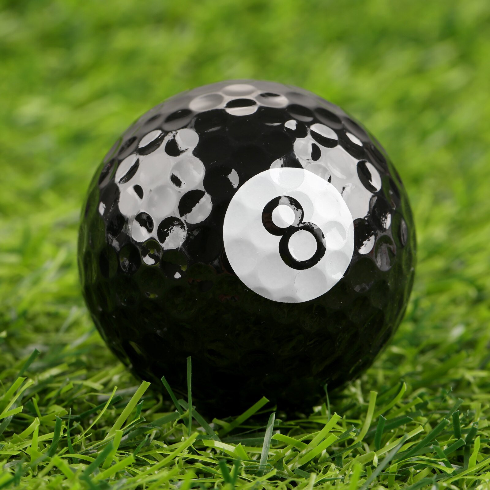 Gohantee nyhet gummi golfbollar 6 sorters mönster golfbollar liknande rugby fotboll sport mästare golfbollar: Biljard