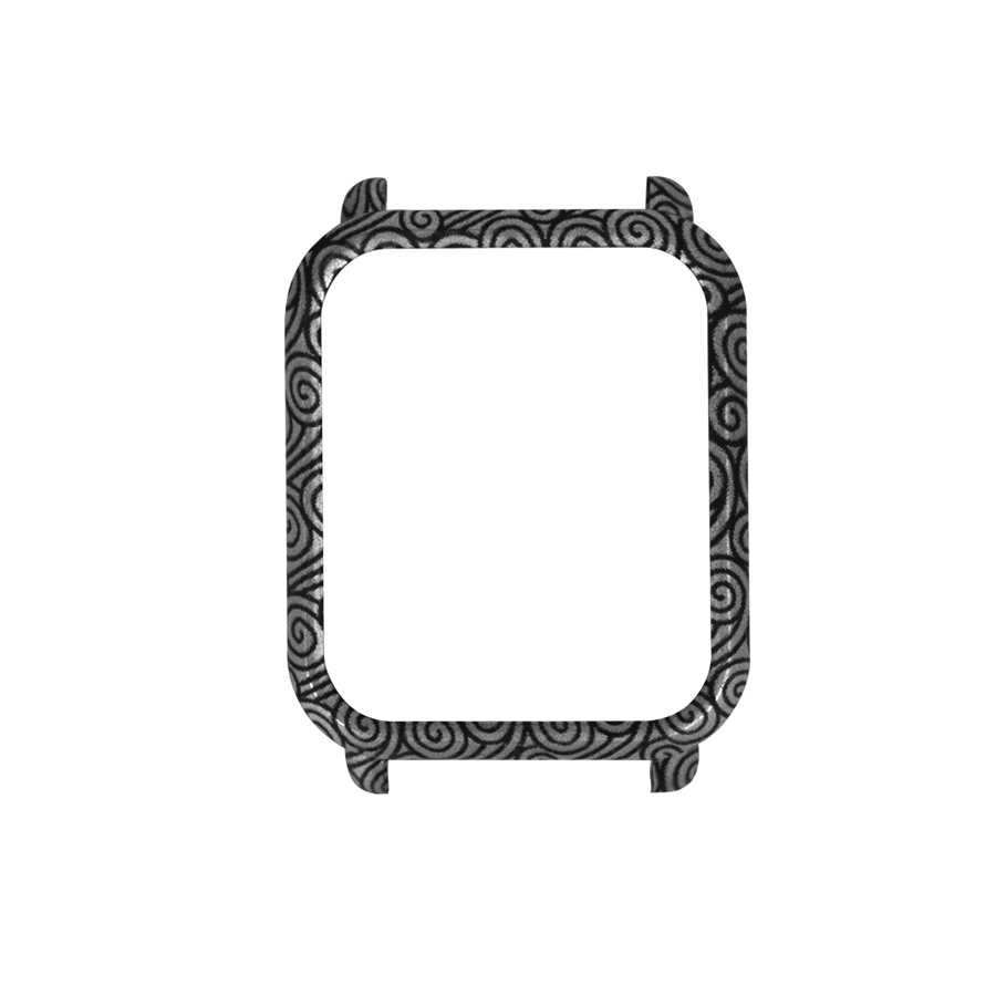 Funda protectora para reloj de PC para Xiaomi Huami Amazfit Bip Bit Youth Watch PC Shell Frame para accesorios de reloj Amazfit Bip: Clouds