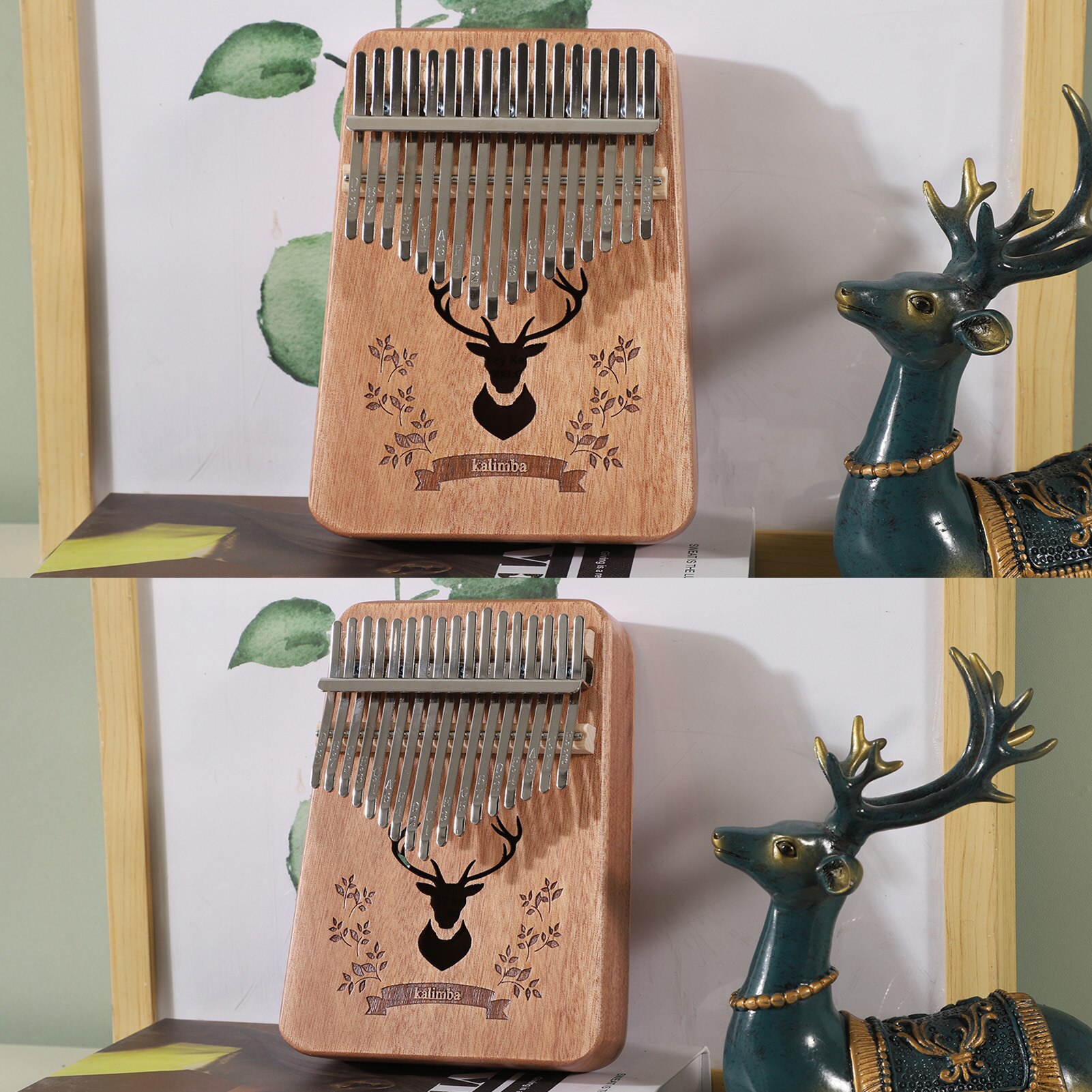 Kalimba 17Keys Portable Thumb Piano Beginner Instrument Kalimba Finger Piano Mbira Small Musical Toys Keyboard instrument