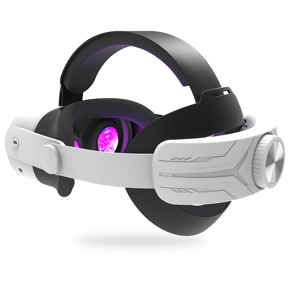 12000mAh Battery Pack Head Strap for Meta Quest 3s VR Accessories Oculus Quest 3 S RGB Eilte Halo Headstrap 25W Fast Charge: Orange