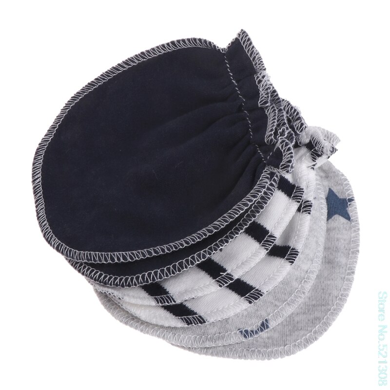 Care Baby 3Pairs Baby Anti Scratching Gloves born Protection Face Cotton Scratch Mittens Lovely soft
