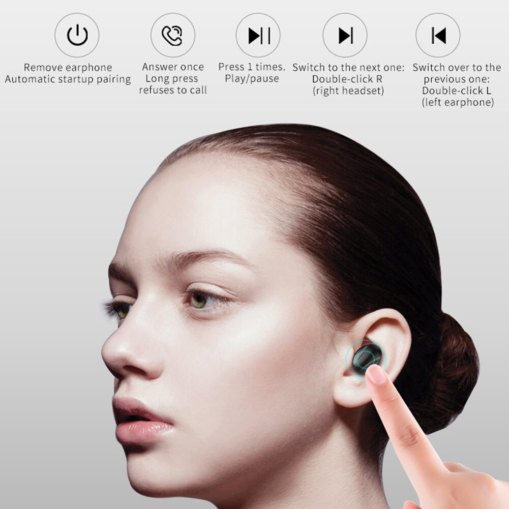 XG13 Mini Tws Draadloze Bluetooth 5.0 In-Ear Oordopjes Oordopjes Met Lading Doos