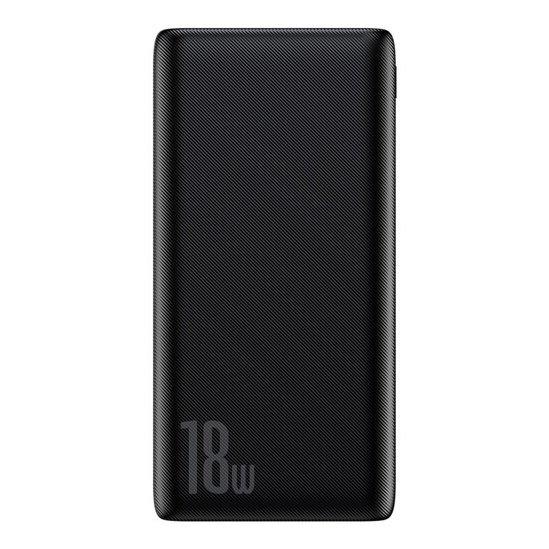 Baseus Quick Charge 3.0 10000Mah Power Bank Usb Type C Pd 10000 Powerbank Draagbare Externe Batterij Oplader Voor Xiaomi mi Iphone: Black