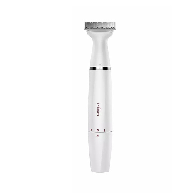Afeitadora eléctrica multiusos youpin MSN T3, con cuchilla maquinilla de afeitar, maquinilla de afeitar para secar y fregar cuerpo, piernas, axilas, pelo, cejas, estilismo: Blanco