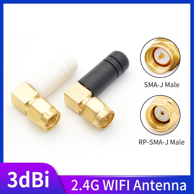3dBi 2.4G Antenne Sma Male & RP-SMA Mannelijke Connector Wifi Antennes Voor Router