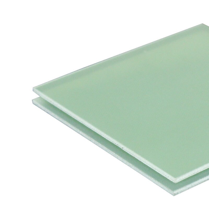 Fr-4 Epoxy Board Lichtgroen Nul Cut Hars Plaat Isolatie Elektricien Plaat Glasvezel Board Dikte 1/1.5/2/2.5Mm