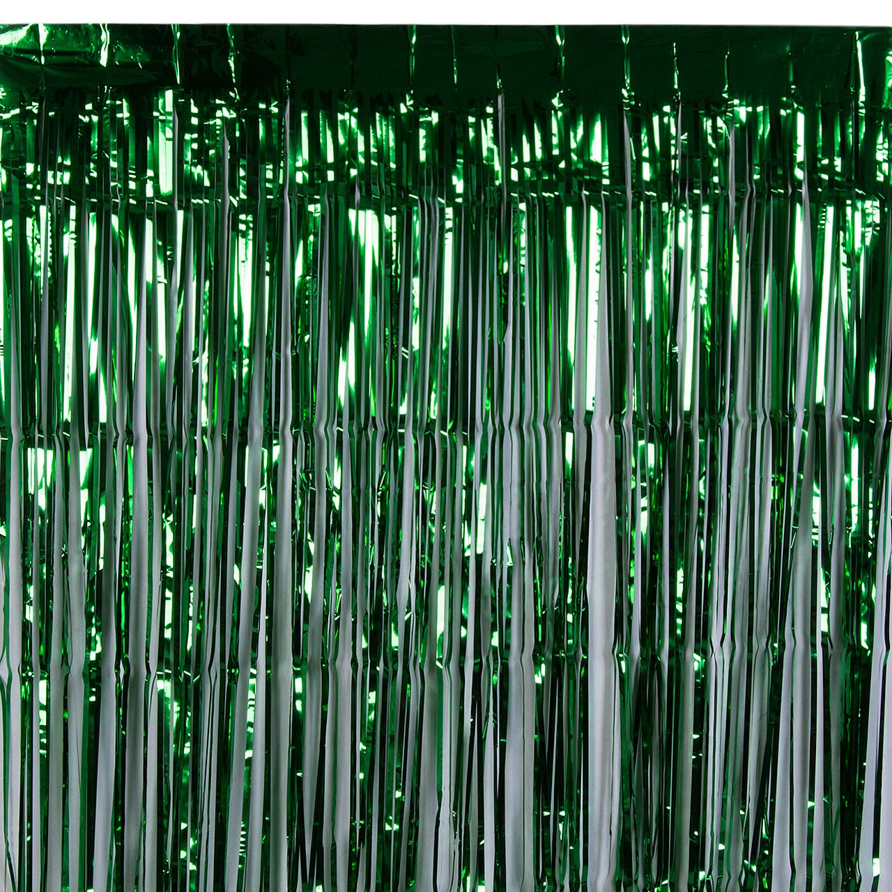 Metallic franje gordijn feestfolie kerstversiering bruiloft decoratie achtergrondfolie regengordijn kerstversiering: Groente