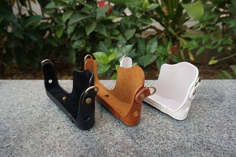 Pu Leather Camera Case For Samsung GALAXY EK-GC100 GC100 GC200 EK-GC-200 Digital Camera Bag Black Cover