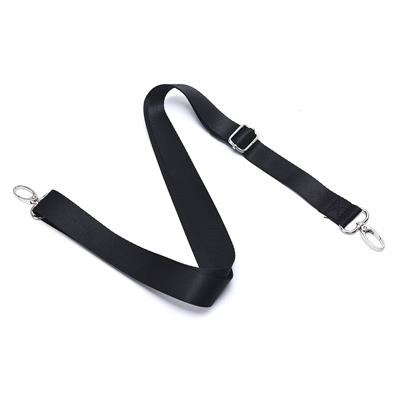 1pcs Black Adjustable Nylon Shoulder Bag Belt Replacement Laptop Crossbody Camera Strap