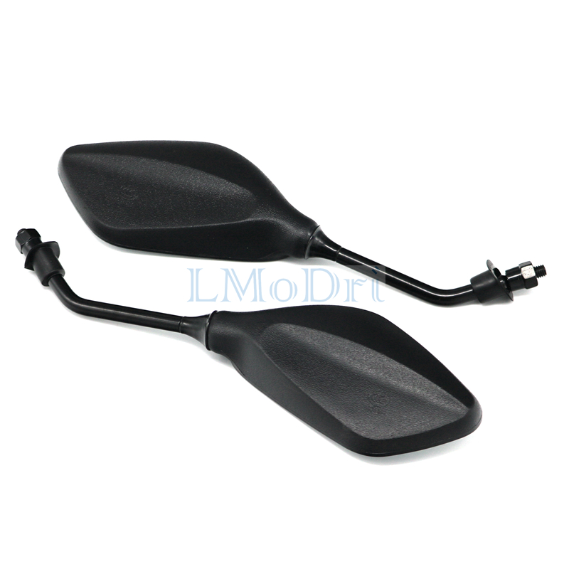 Motorfiets Spiegel Electrombile Achteruitkijkspiegels Elektrische Motor E-Bike Achterkant 8 Mm Schroef Bolle Glas 2 Pieces/pair lmodri
