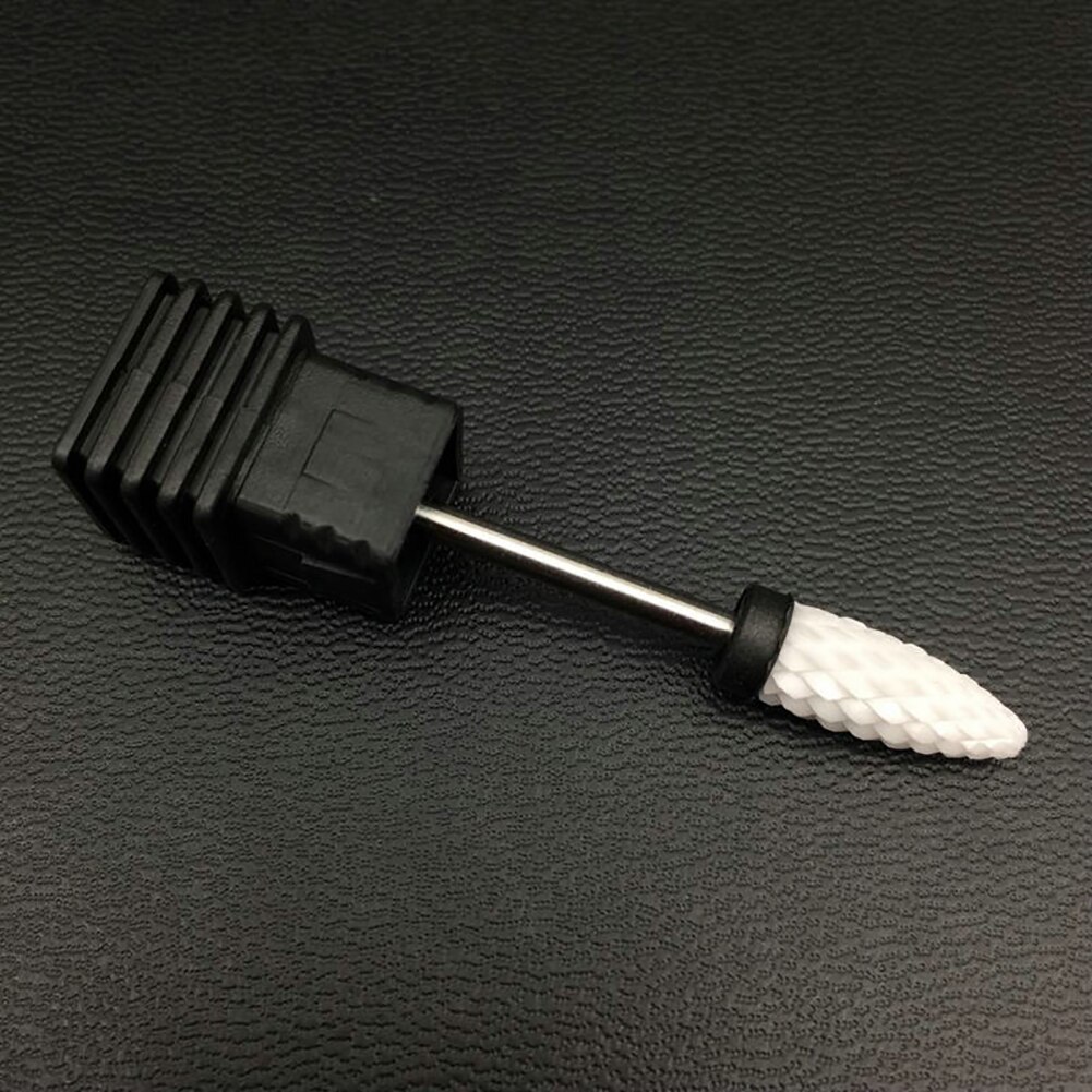 Ceramic Nail Drill Bit Rotate Burr Milling Cutter For Manicure Manicure Nails File Electric Milling Burr Grinder