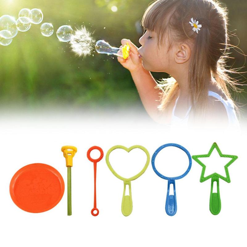 6 Pcs Kids Blowing Bubble Zeep Gereedschap Speelgoed Bubble Sticks Outdoor Bubble Set Blower Kinderen Voor Kinderen Bubble Machine dag O9V3