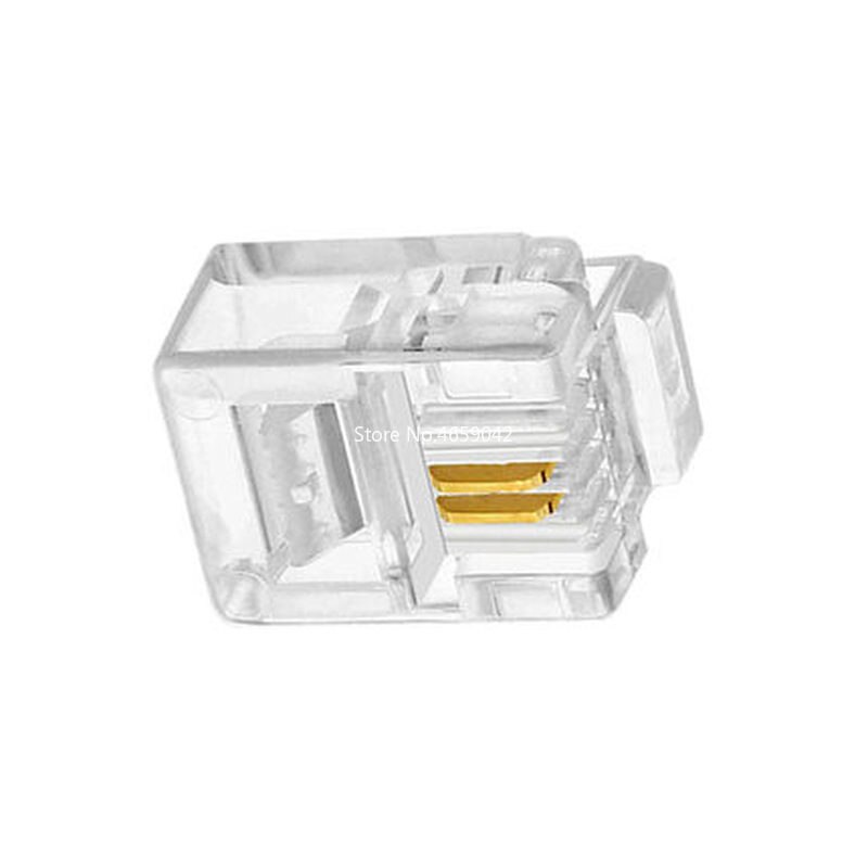 10Pcs RJ11 RJ45 6P2C 6P4C 6P6C 8P8C Telephone Internet Modular Plug Jack Network Connector