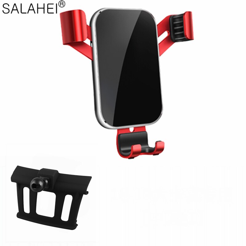 Mobile Phone Holder For Nissan Qashqai J11 X-trail Rogue T32 Dashboard Mount GPS Phone Holder Stand Clip: red