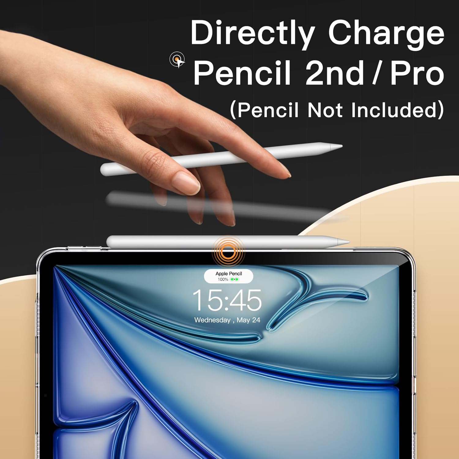 Custodia trasparente per iPad Air 11 pollici 2024 Air 13 2024 Custodia morbida in silicone Tpu Airbag Cover antiurto Funda per Pro 11 "13'' 2