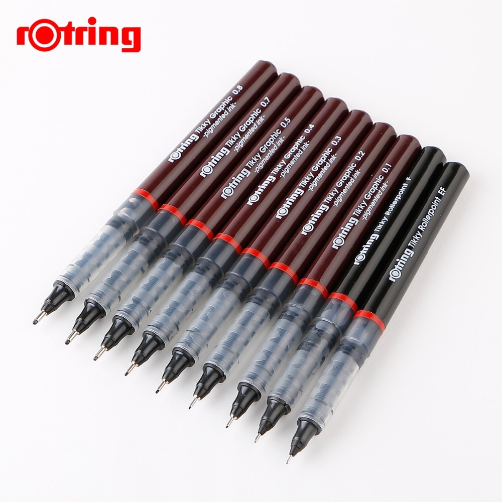 Rotring Tikky Graphic Pigmented Ink Sketch Pen Disposable