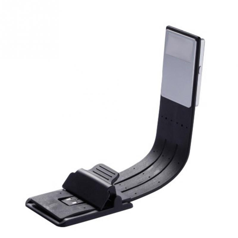 Portable LED Reading Book Light With Detachable Flexible Clip USB Rechargeable Lamp For Kindle/eBook Readers #D20