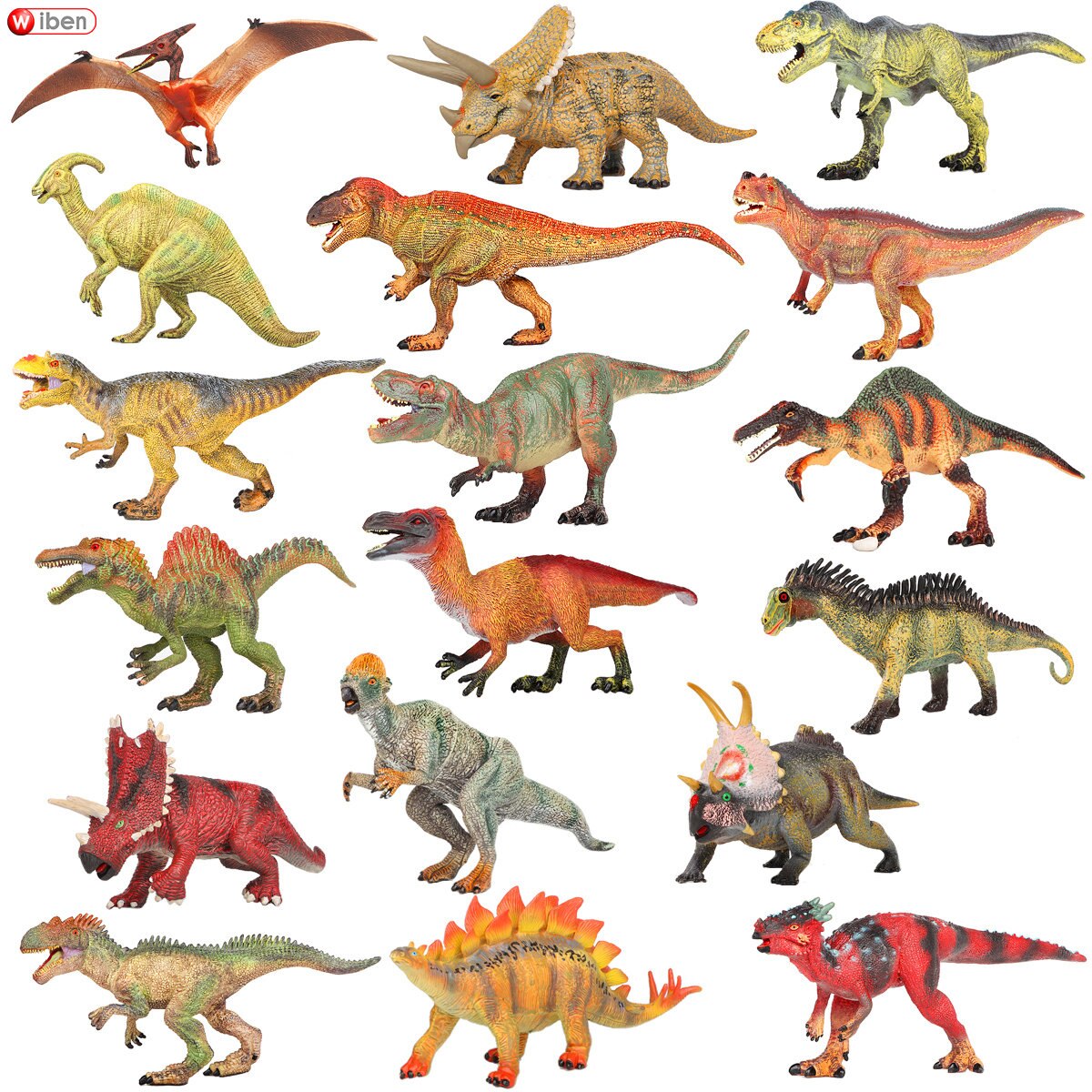 Dinosaurus Speelgoed Model Set Simulatie Dier Figuur Kinderen Plastic Grote Jurassic Tyrannosaurus Pterosaur Jongen Figuur Model