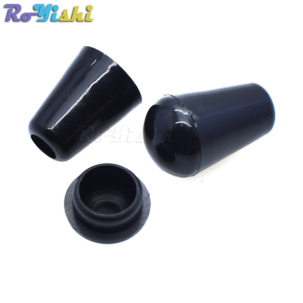 10 stks/pak Bell Stopper Met Deksel Cord Ends Lock Stopper Plastic Black Toggle Clip