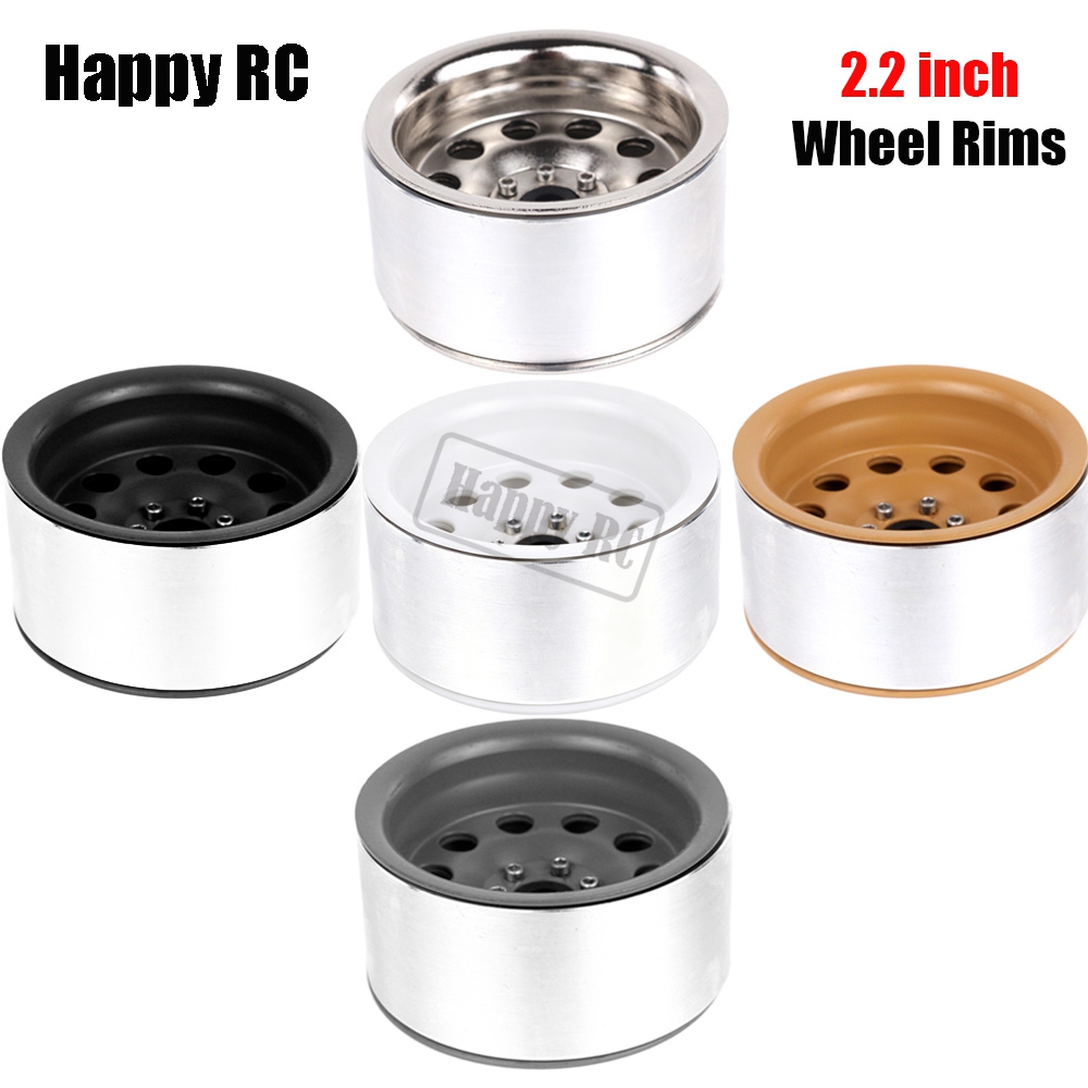 2.2 inch Metal Beadlock Wielvelgen Naaf 12mm Hex Voor RC Rock Crawler Truck 1/10 CROSS YIKONG TRX4 TRX6 SCX10 Wraith RBX10 CAPRA YETI