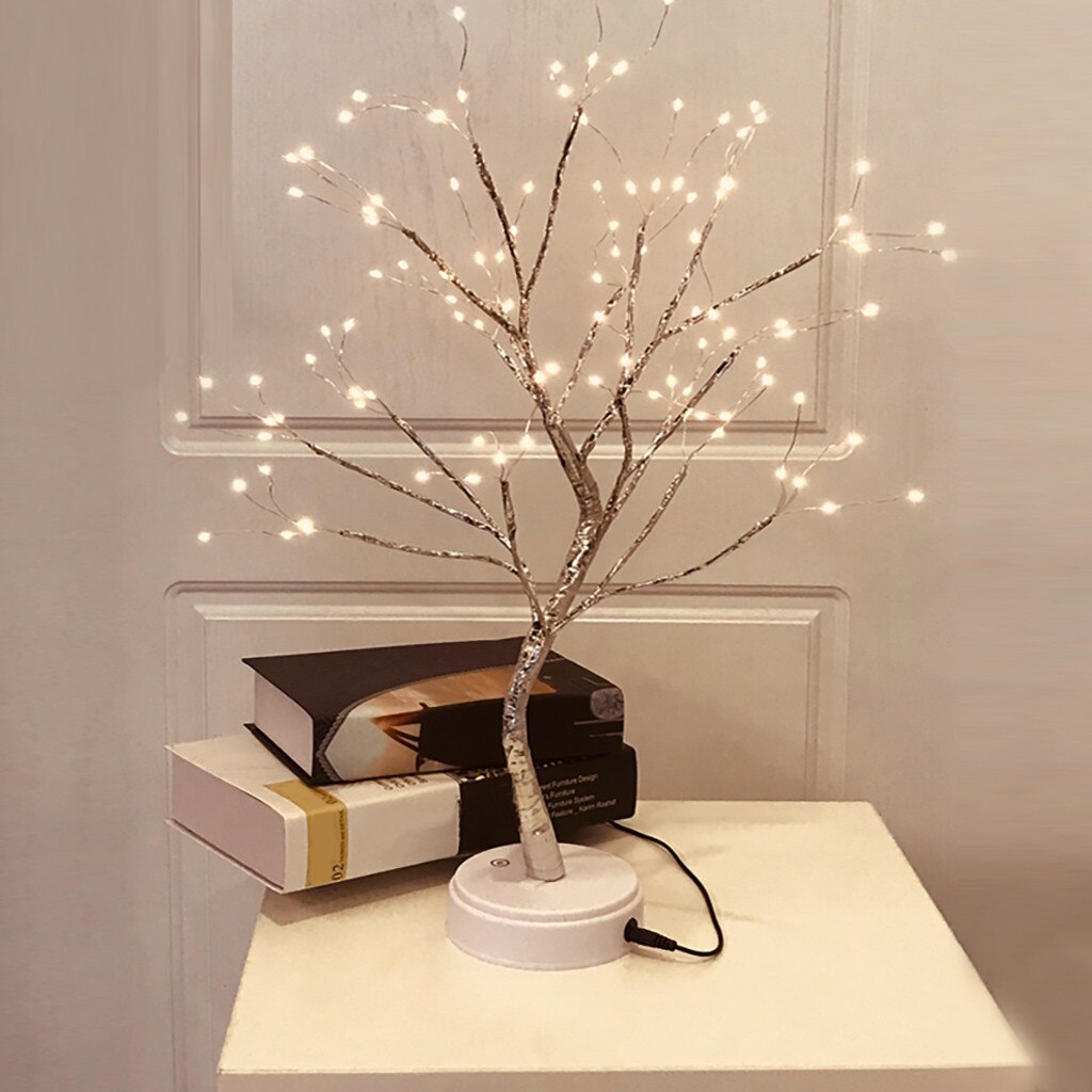 36/108 Height LED Birch Tree Light 60LEDs USB Operated with Switch LED Landscape Light Decor for Home Party Wedding Christmas