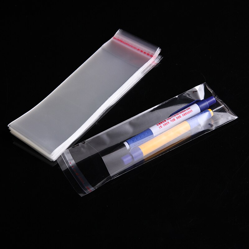 100pcs/lot Transparent Self Sealing Plastic Bags Packaging Self Adhesive Resealable Cellophane Poly OPP Bag Plastic Baggie