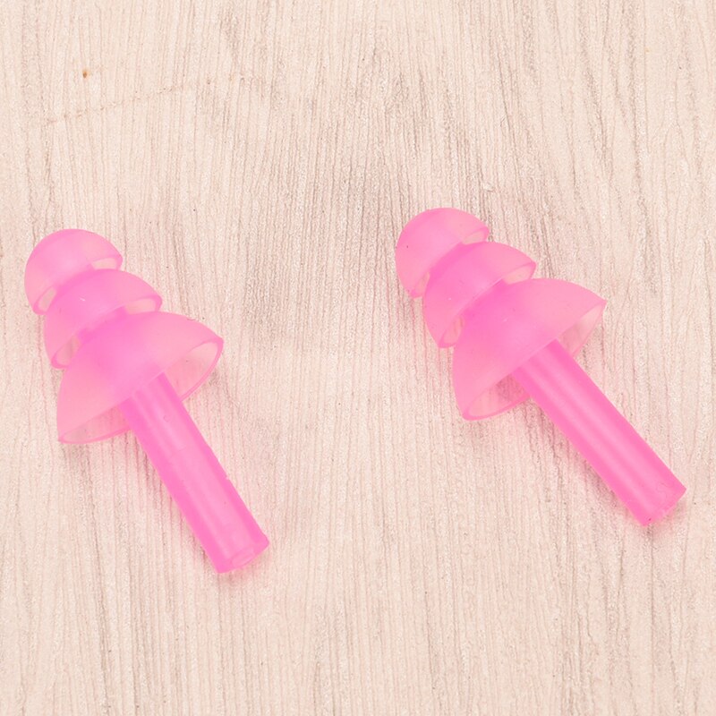 1 par de tapones de silicona antiruido para buceo, resistentes al agua, tapones de natación para los oídos para nadadores adultos y niños