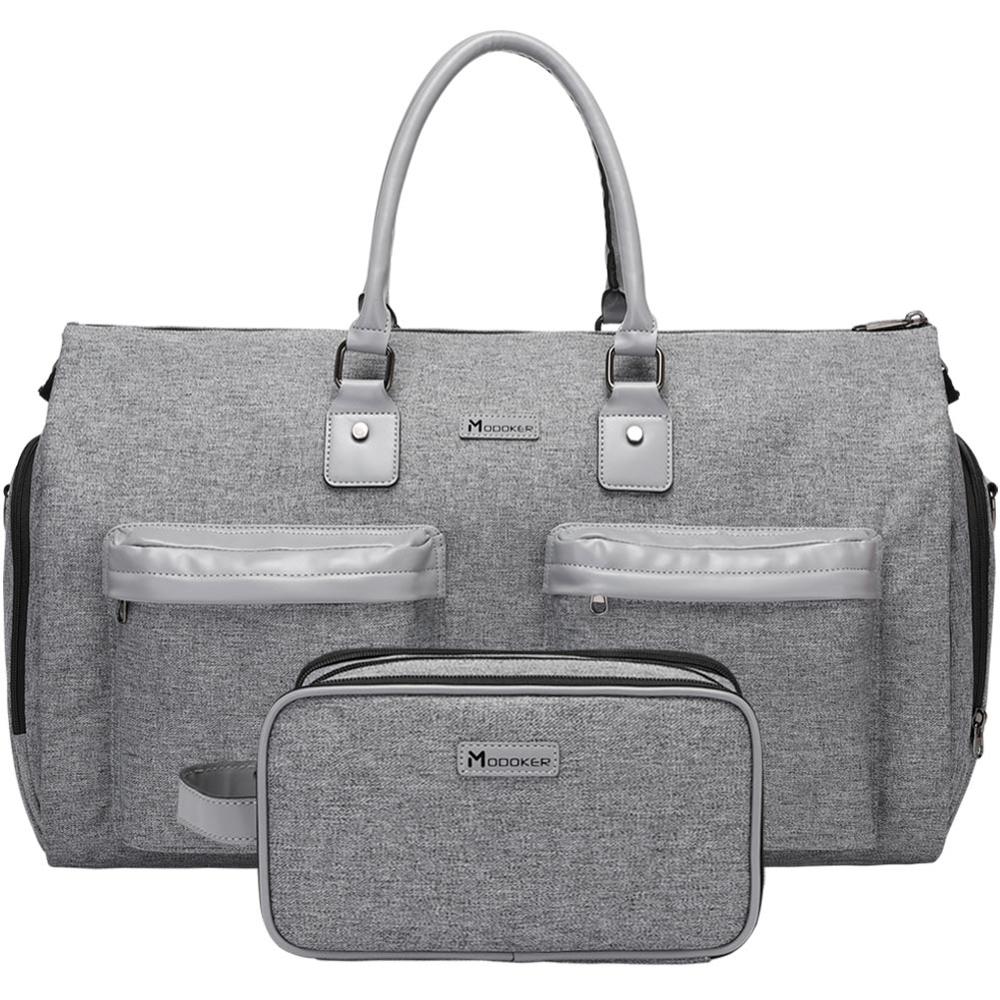Grigio Svolgere Attività di Viaggio borsone Borsa Cosmetico Borsa da Viaggio Weekender Borsa Sportiva Borsa Da Viaggio Appeso Sacchetto di Vestiti in 2020: Grigio